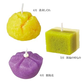 Amazon.co.jp: カメヤマ 和菓子づくしキャンドルギフトセット